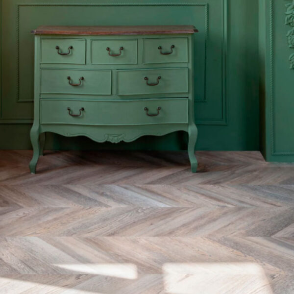 Плитка ПВХ Vinilam Parquet Chevron Шеврон Шампань, 8.5 мм