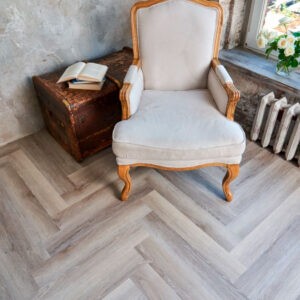 Плитка ПВХ Vinilam Parquet Herringbone Эрмитаж паркет, 6.5 мм