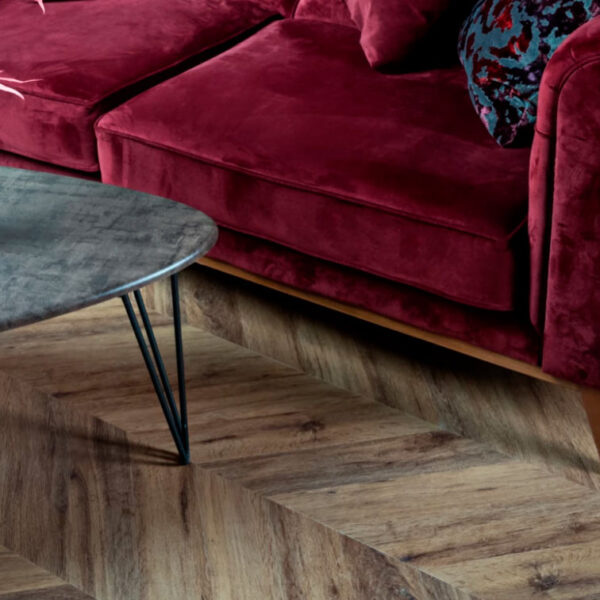 Плитка ПВХ Vinilam Parquet Chevron Шеврон Лувр, 8.5 мм