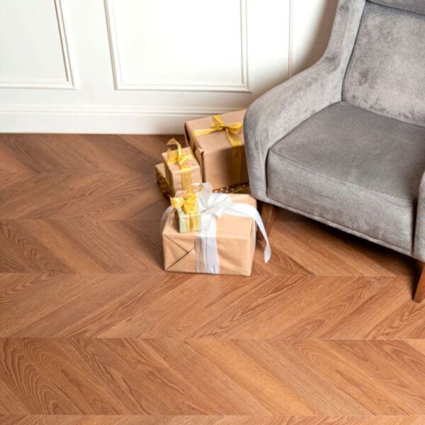 Плитка ПВХ Vinilam Parquet Chevron Шеврон Плезир, 8.5 мм